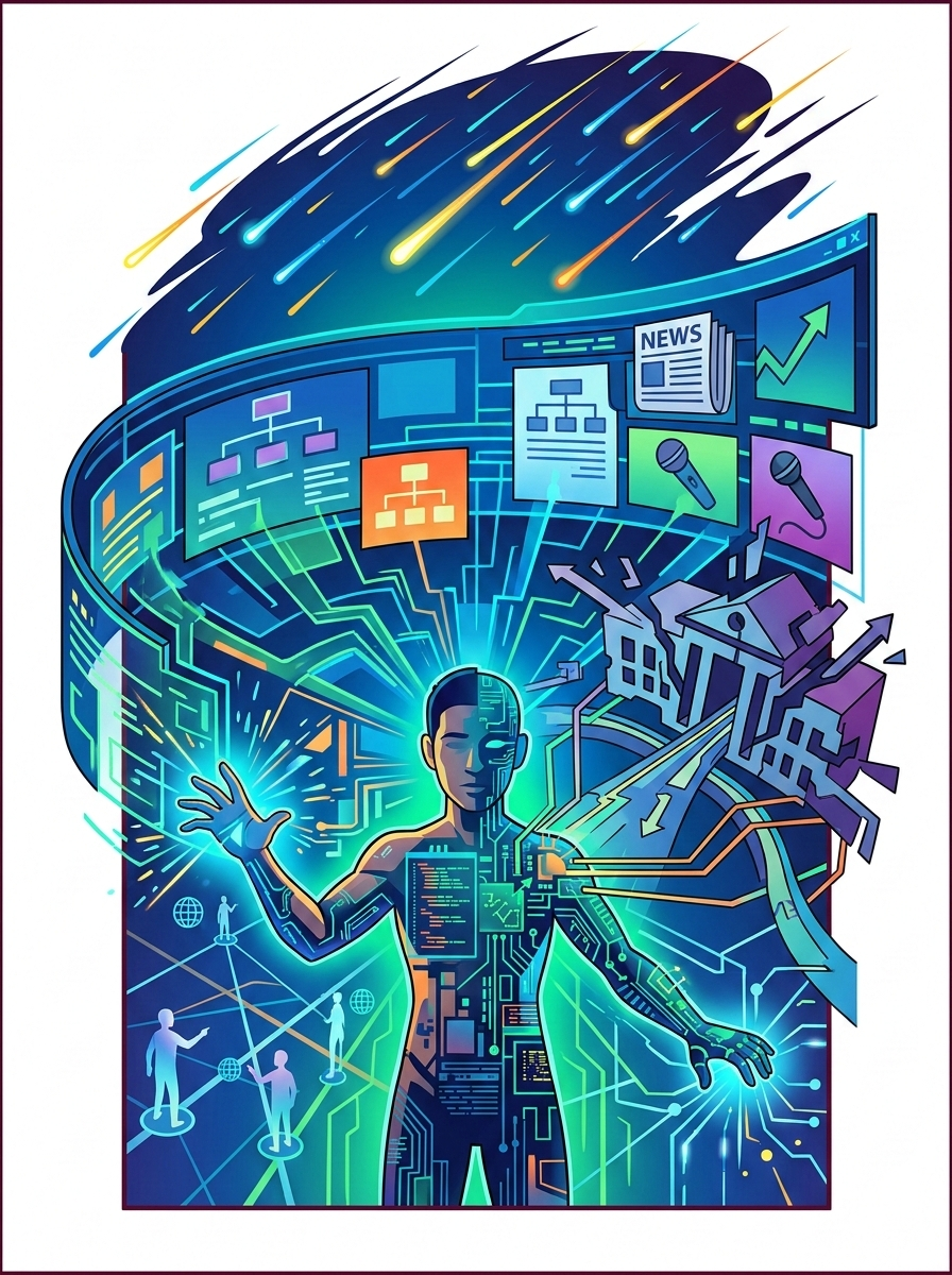 Portada Perspectivas: Entre la Realidad Digital y el Horizonte Universal